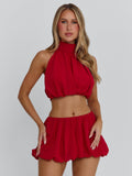 ANAHI TOP RED