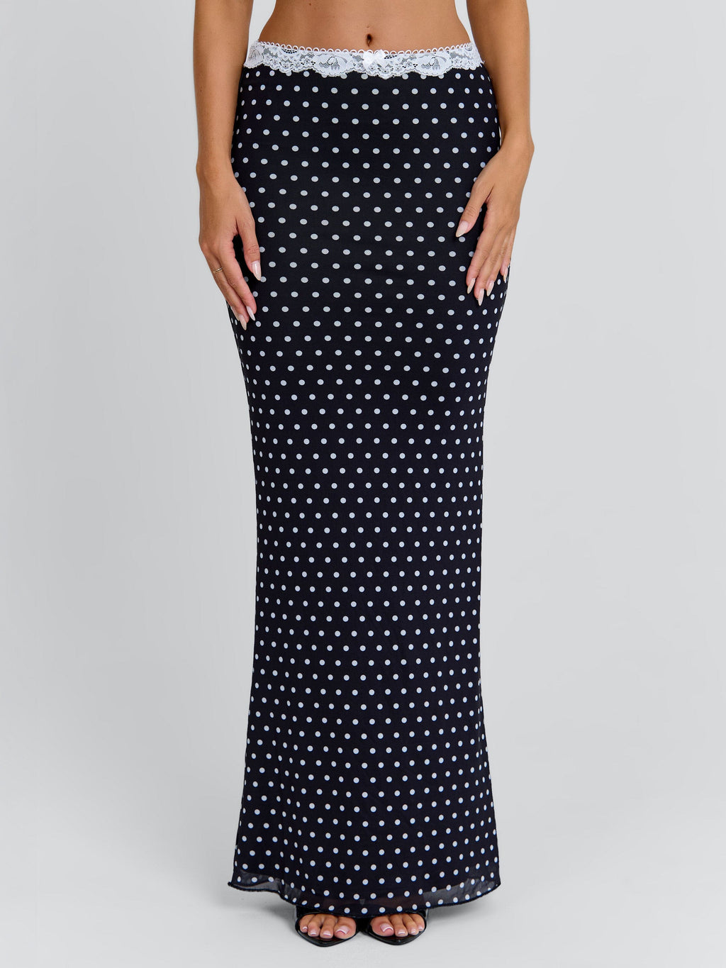 CALI MAXI SKIRT POLKA DOT