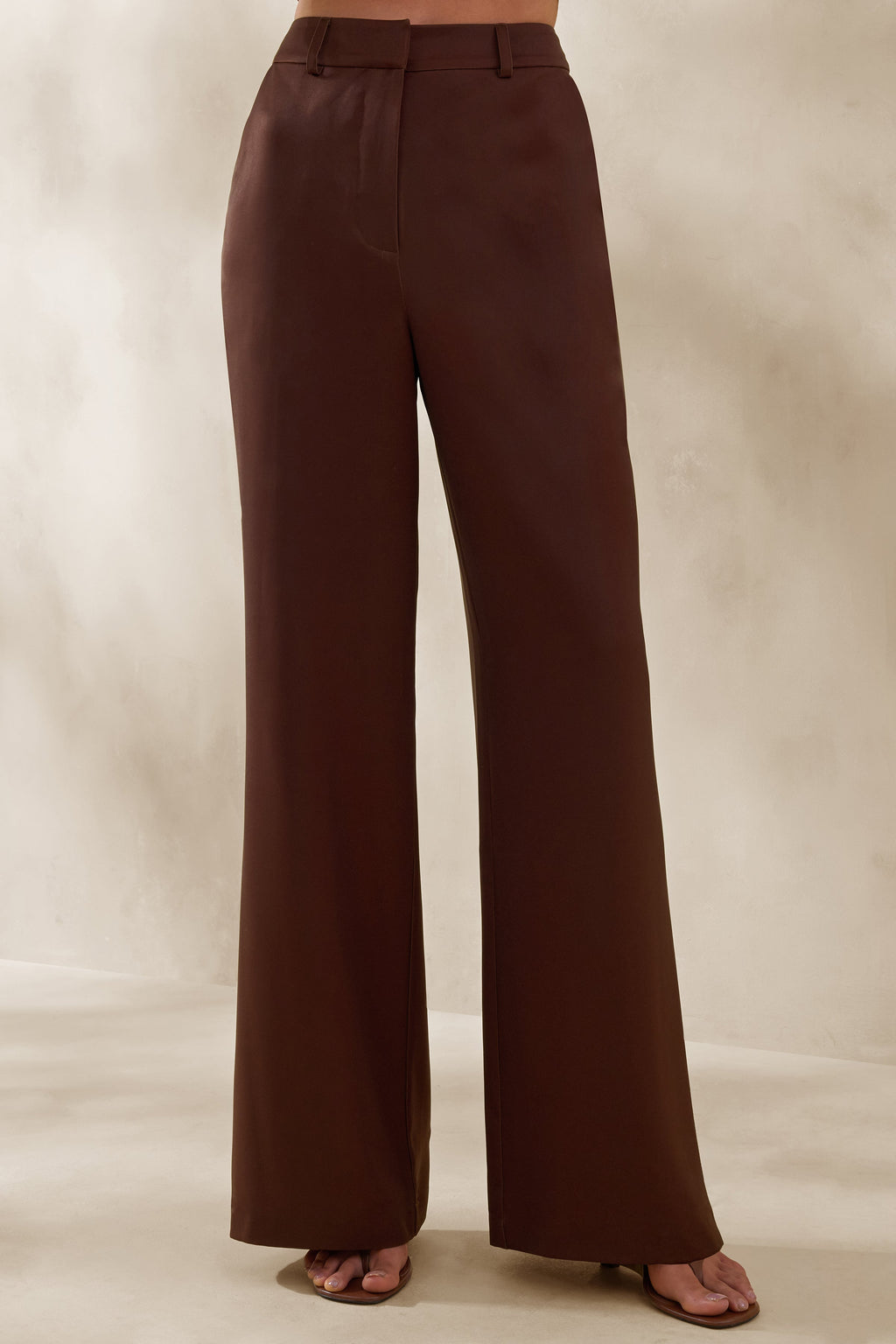 Seloria | Brown Wide-Leg Trouser