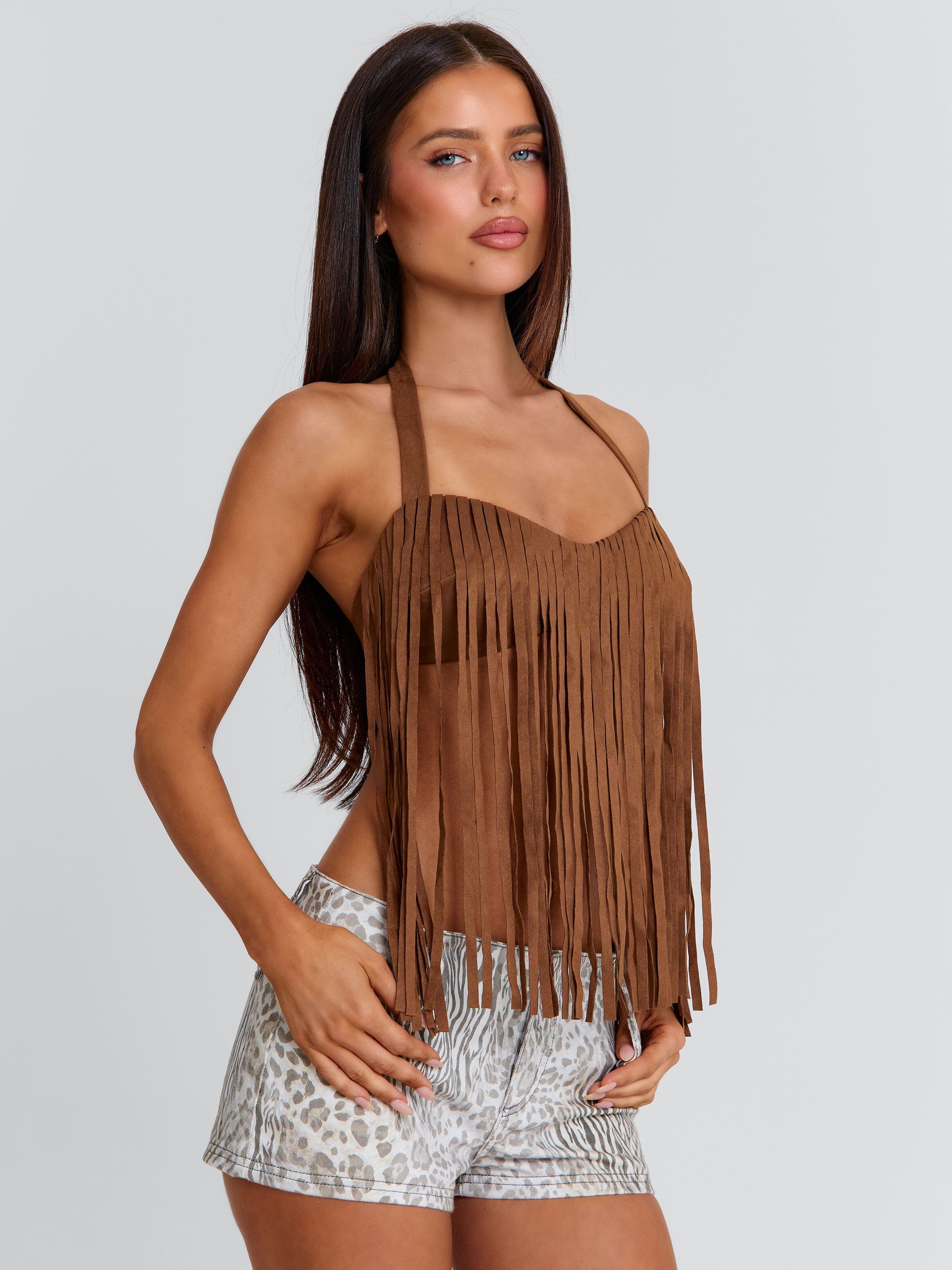 FRANCINE TOP BROWN