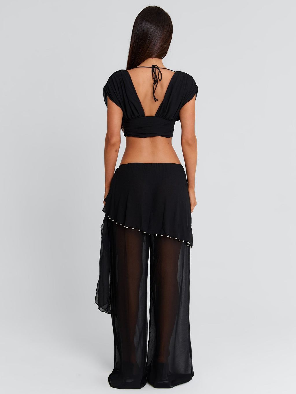 HAILLIE TOP BLACK