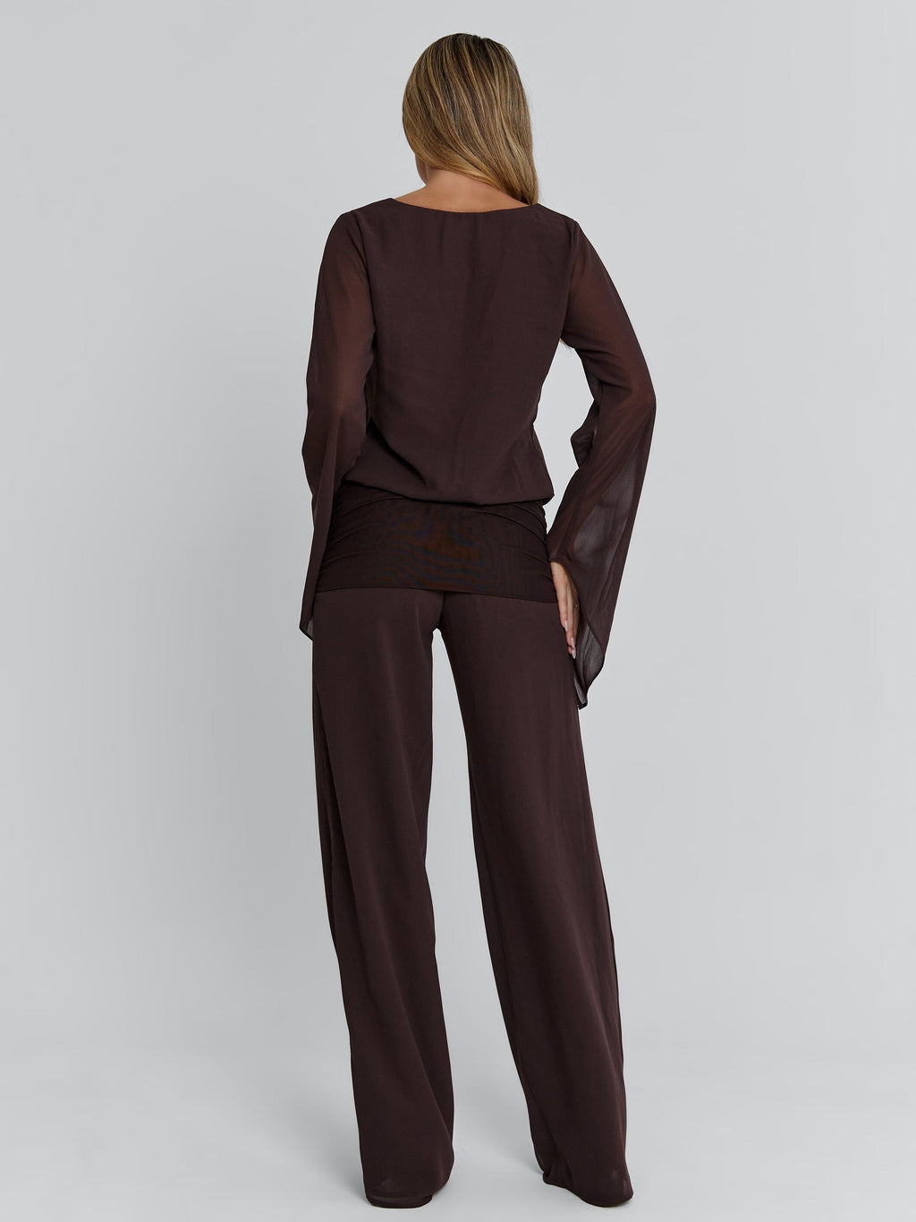 LENNA TOP CHOCOLATE