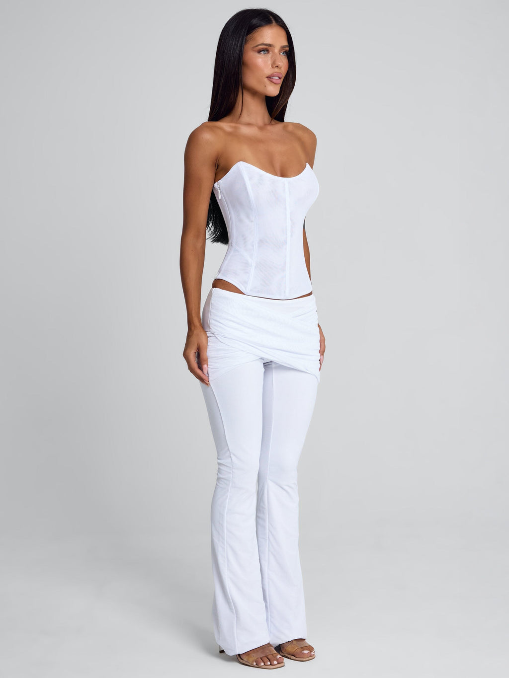 LEXARI CORSET TOP WHITE
