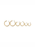 LIOR 3 PAIR EARRING SET GOLD