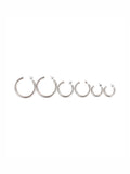 LIOR 3 PAIR EARRING SET SILVER