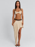 MAISIE MAXI SKIRT BEIGE