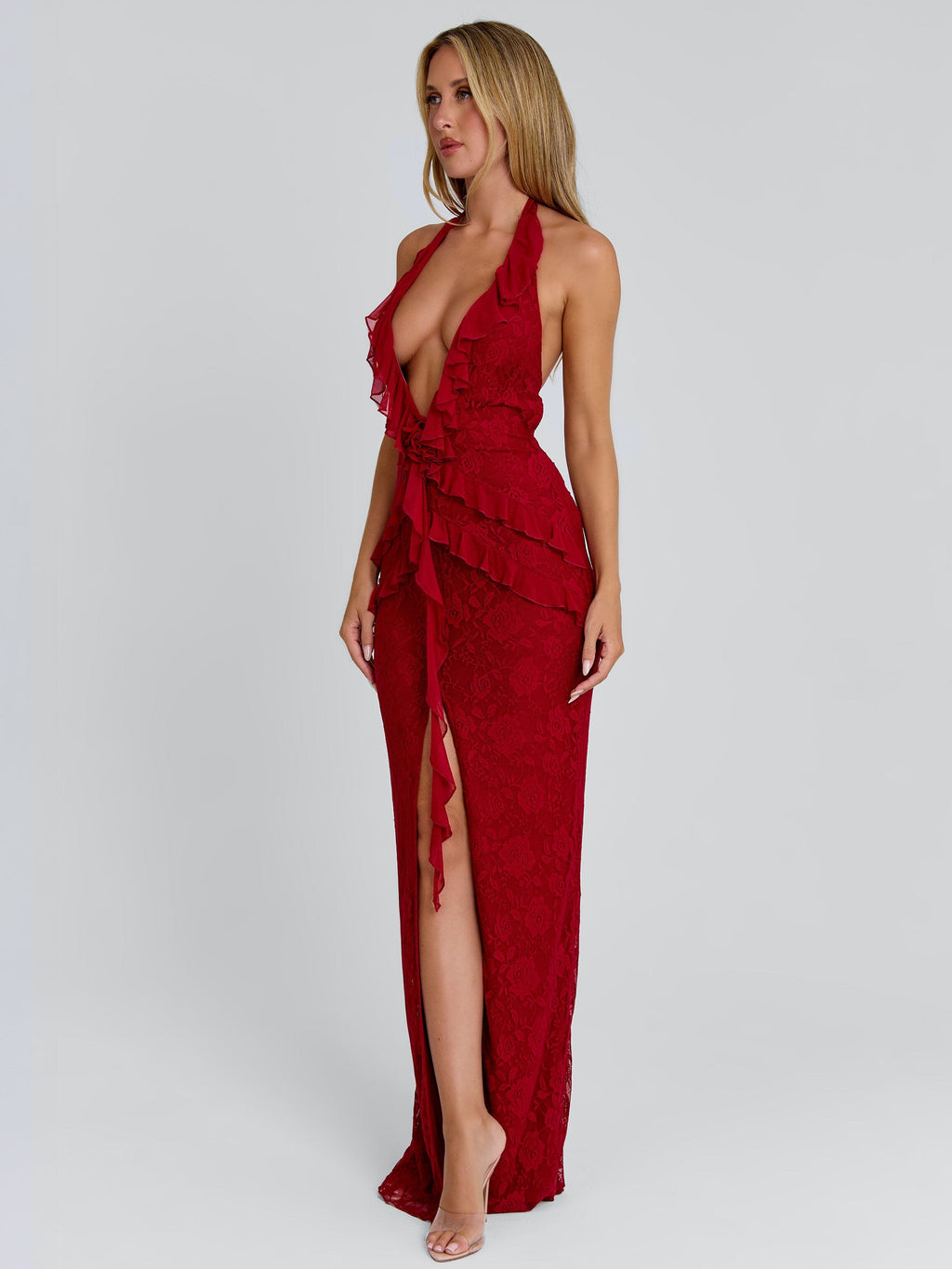NOVELL MAXI DRESS RED