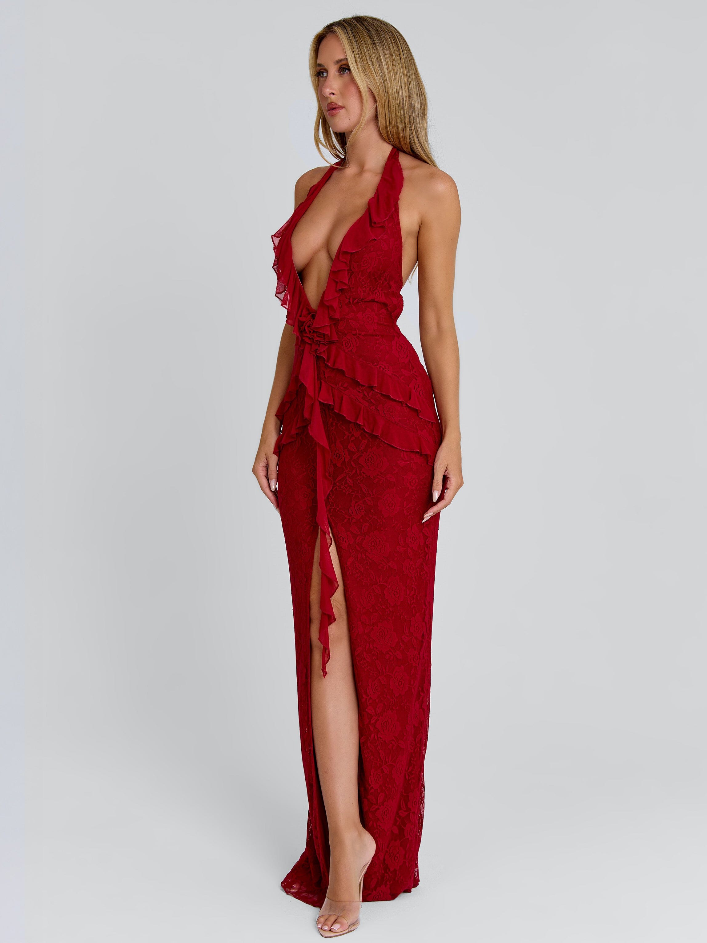 NOVELL MAXI DRESS RED