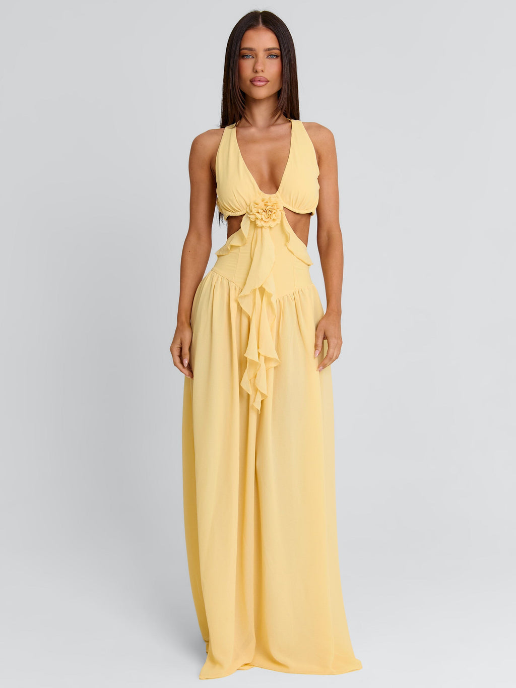 RAELYN MAXI DRESS YELLOW
