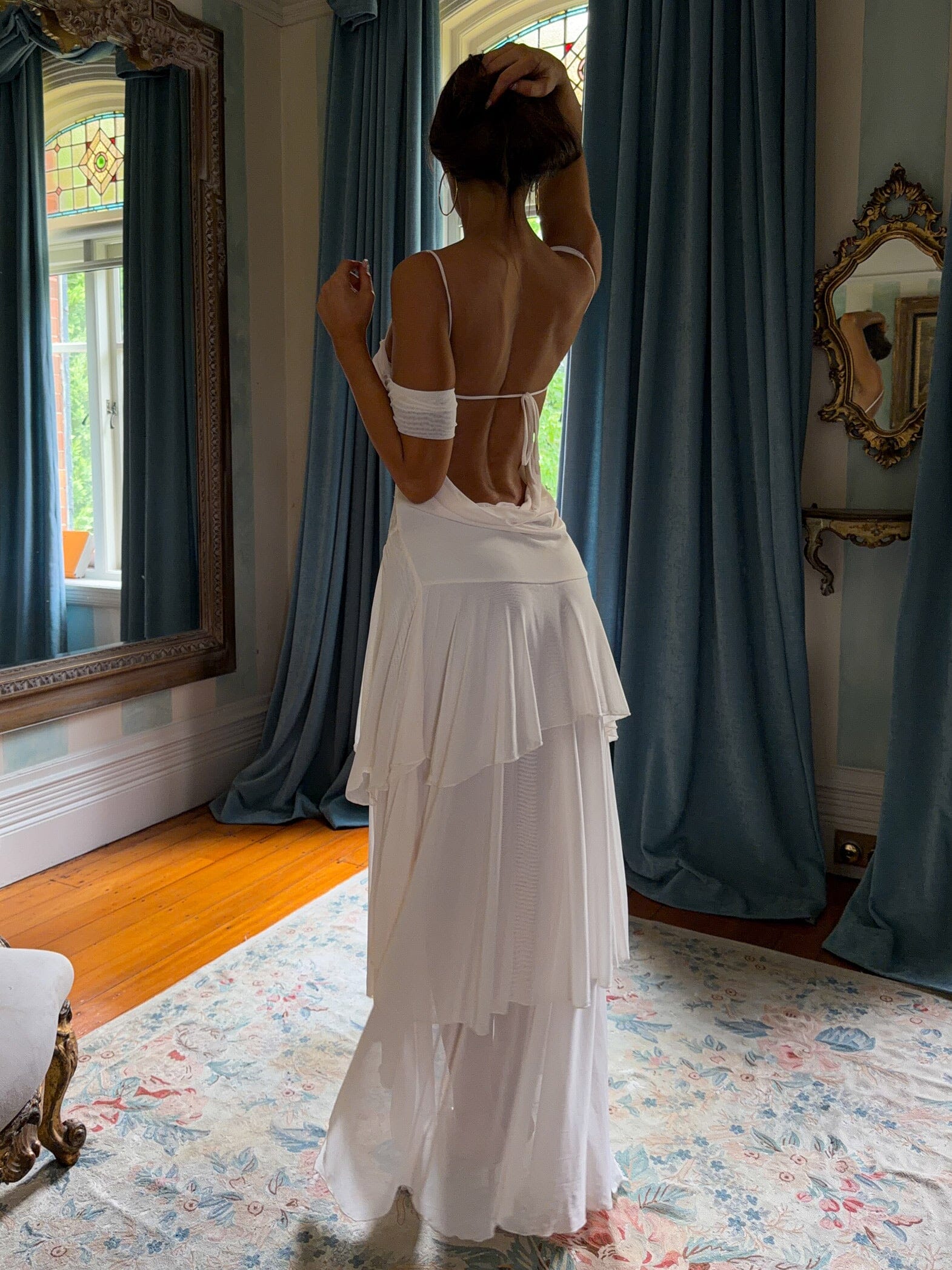 SINORA MAXI DRESS IVORY