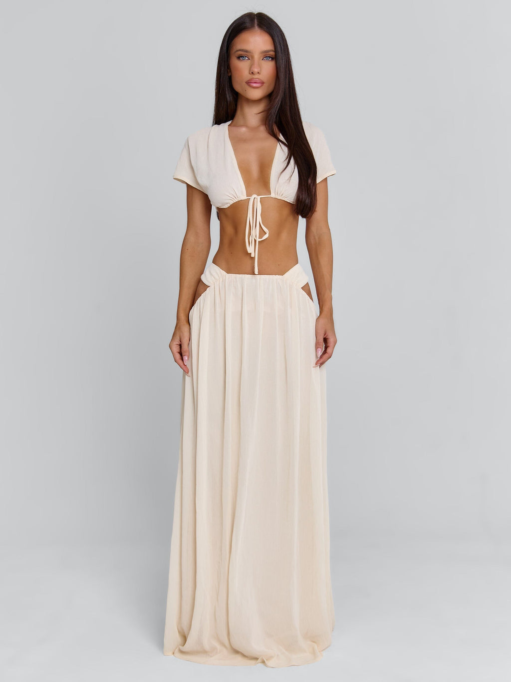SOLEIA MAXI SKIRT CREAM