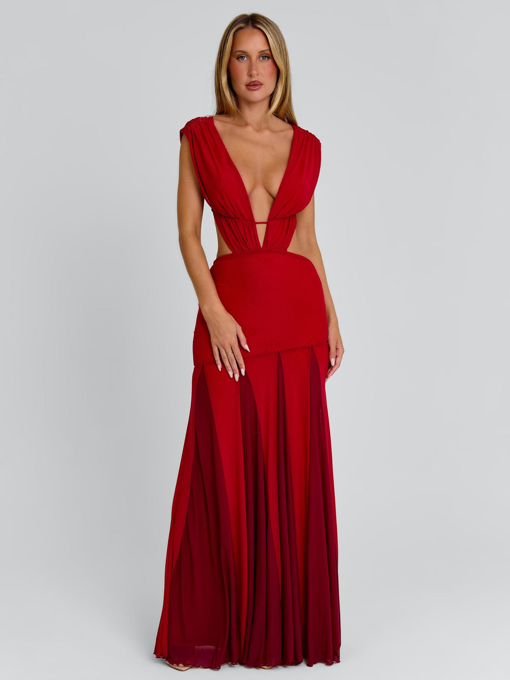 THESSA MAXI DRESS RED