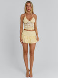 TRIXI MINI SKIRT YELLOW
