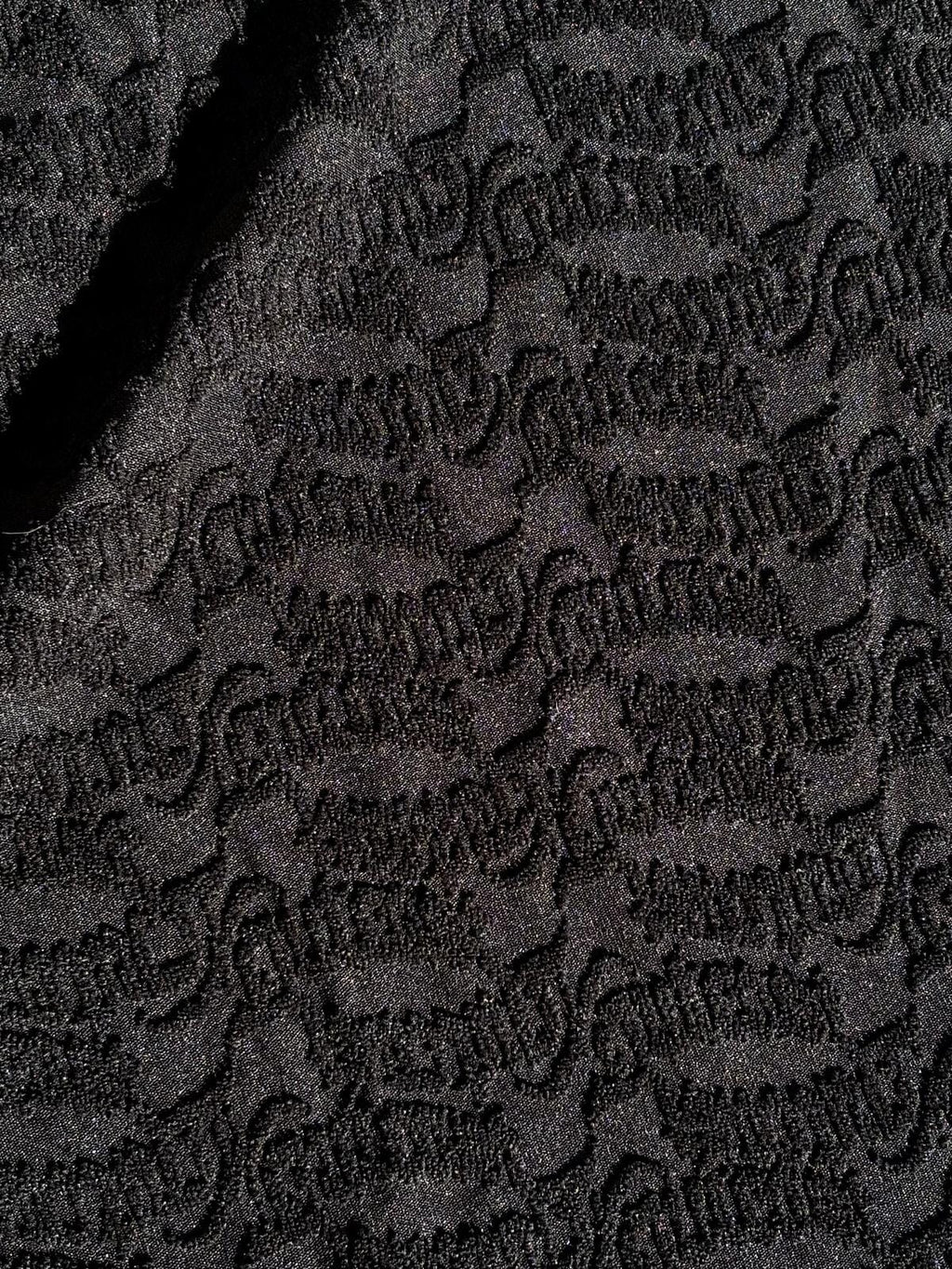 VALENCIA ONE PIECE BLACK TOWELLING