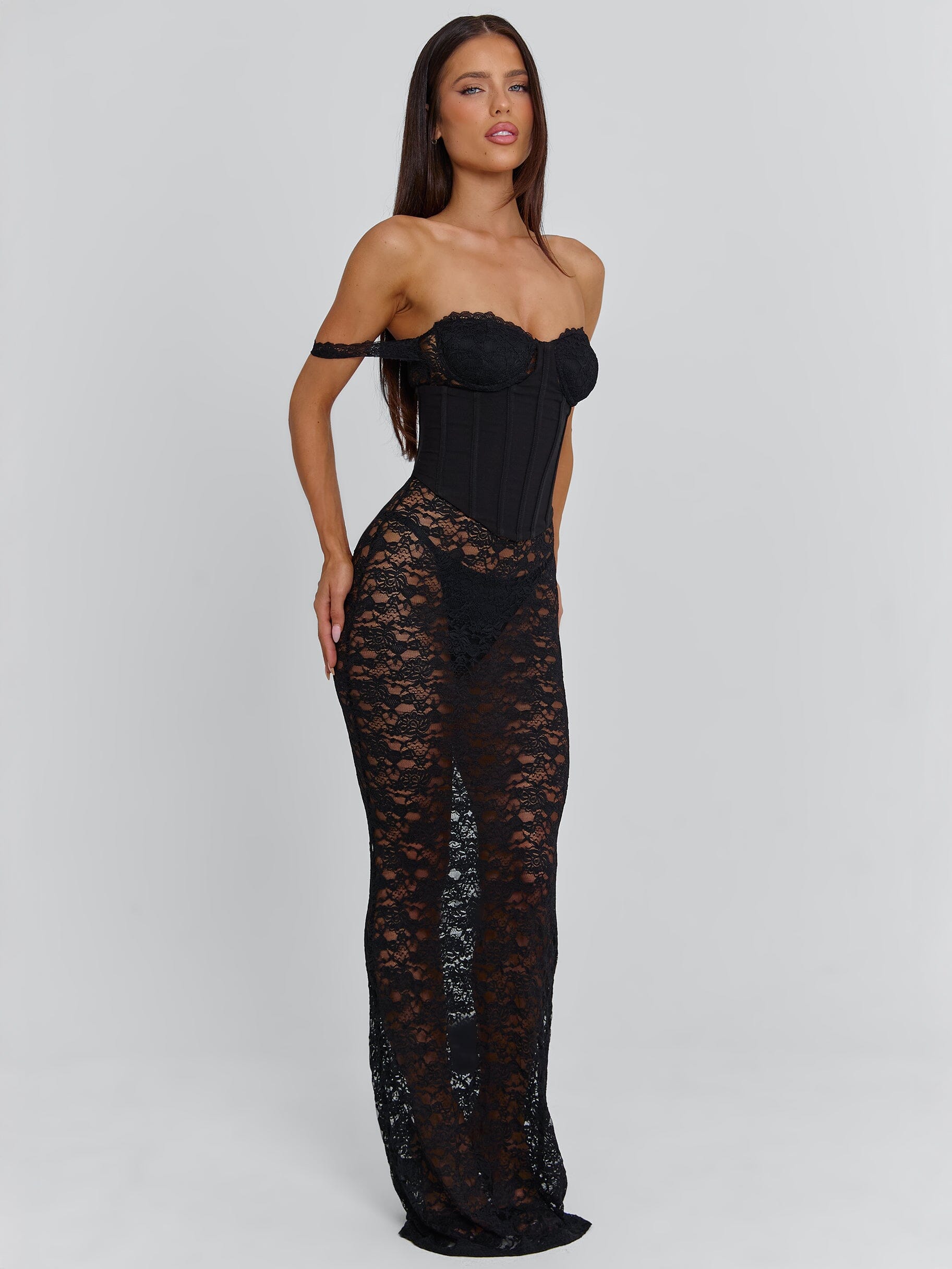ZANA MAXI DRESS BLACK