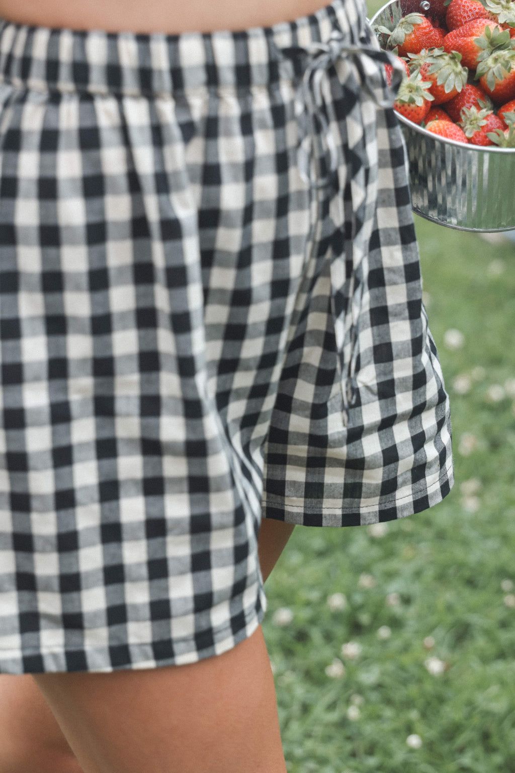 Rory Shorts - Black Gingham
