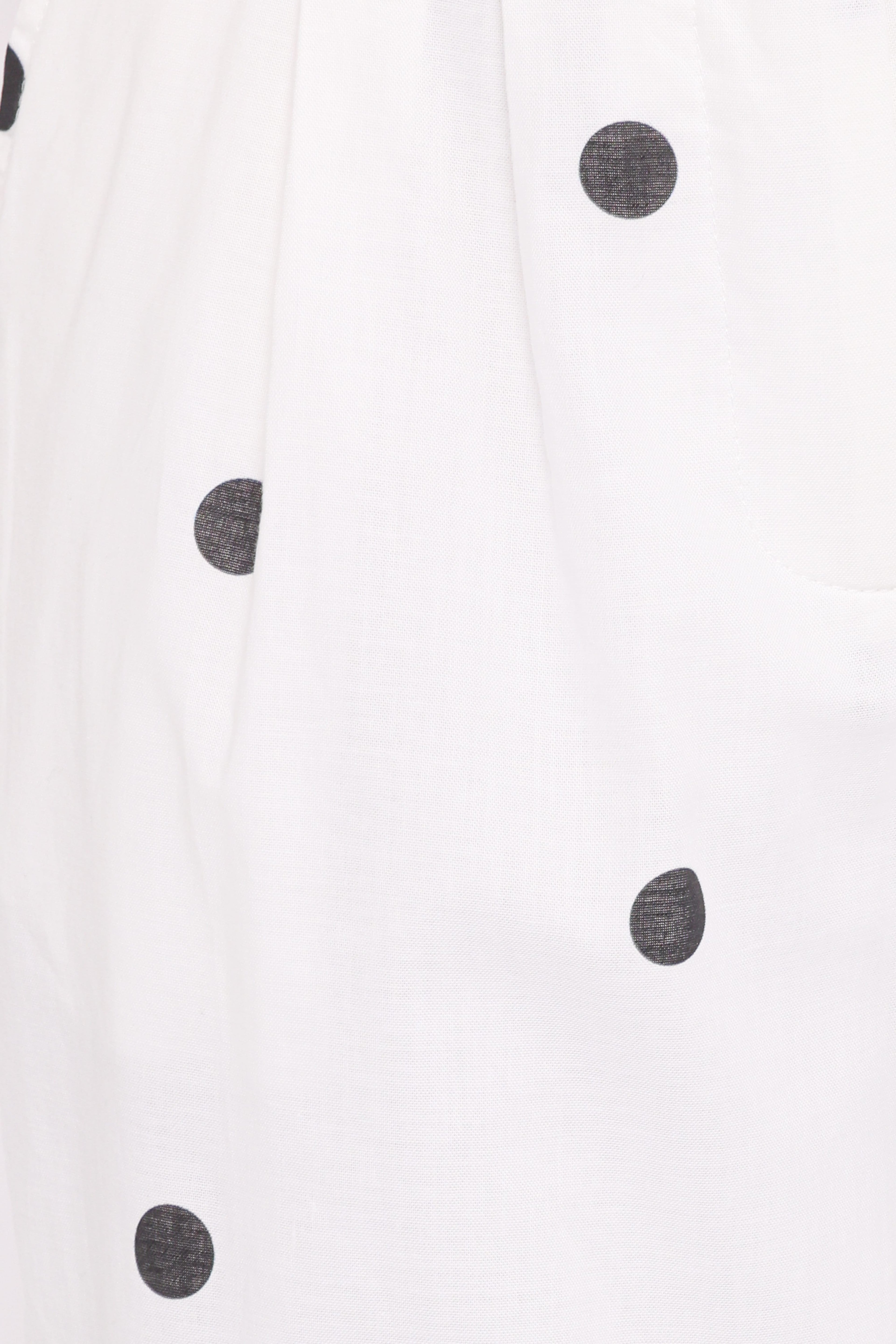 Valora Wide Leg Pant - White Black Polka Dot