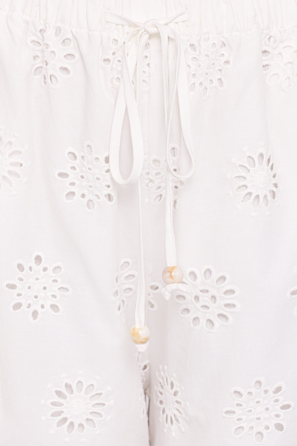 Wren Pant - White Broderie