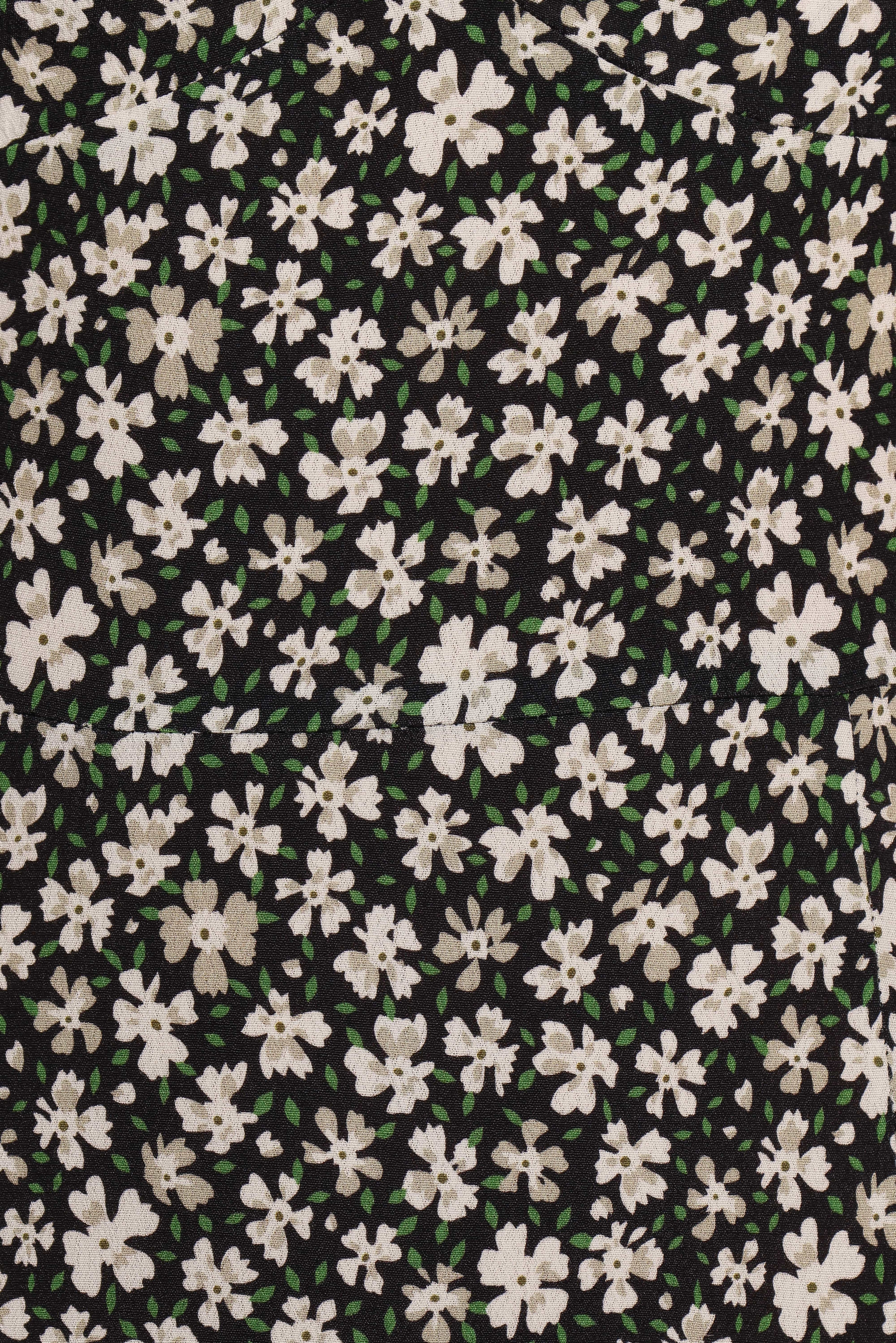 Franklin Dress - Black Floral