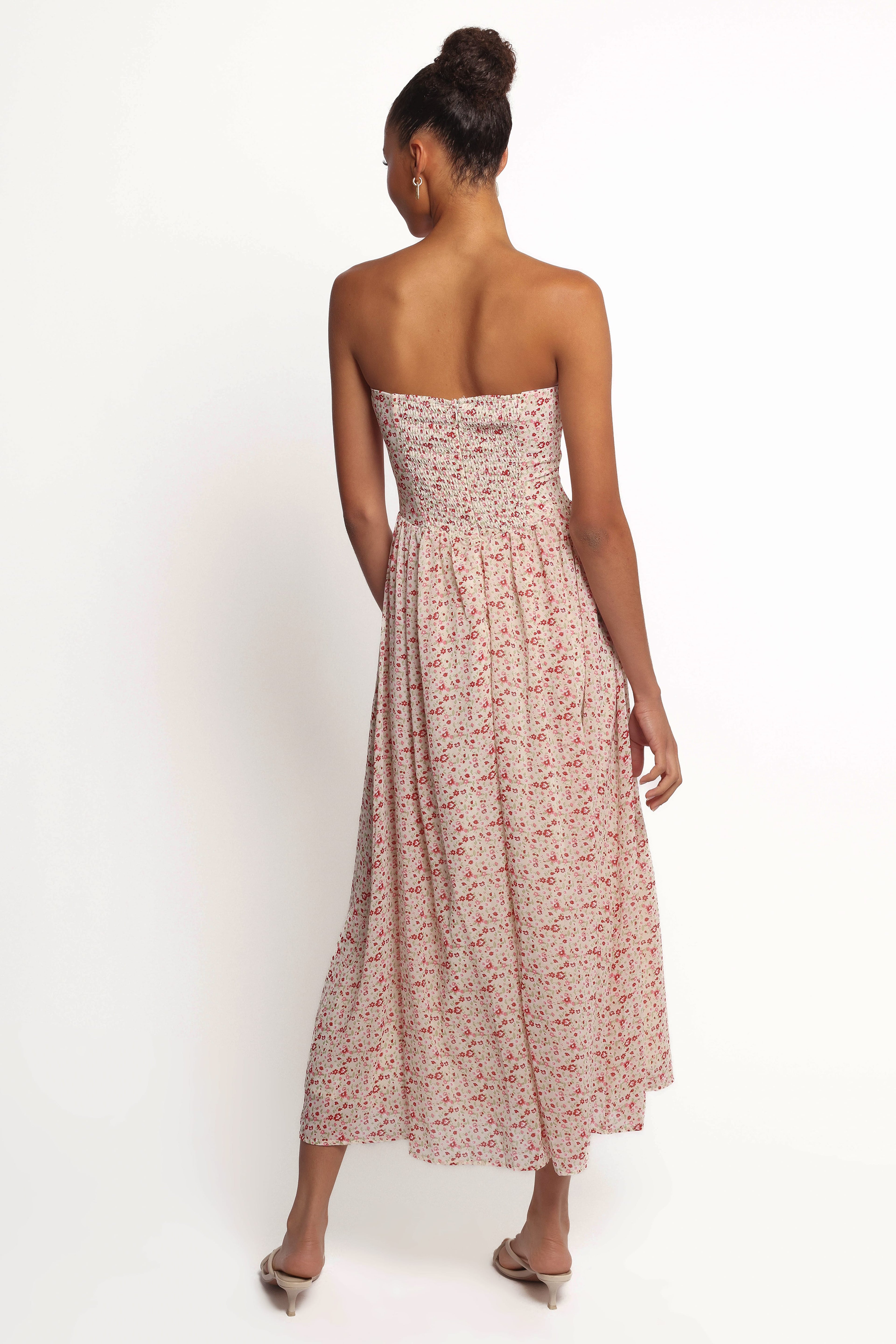 Jody Strapless Maxi Dress - Floral