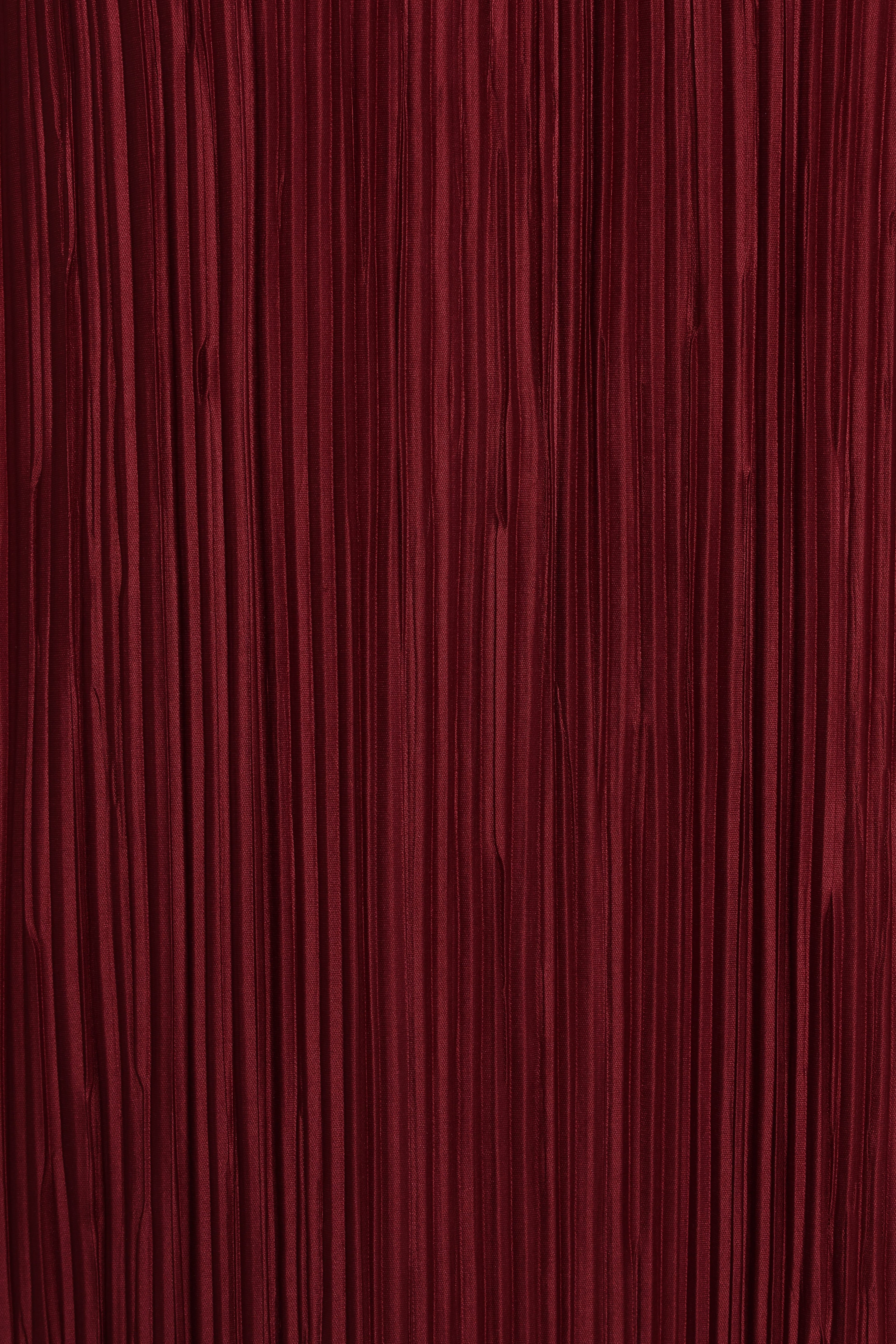 Tannikah Plisse Midi Dress - Ruby Wine