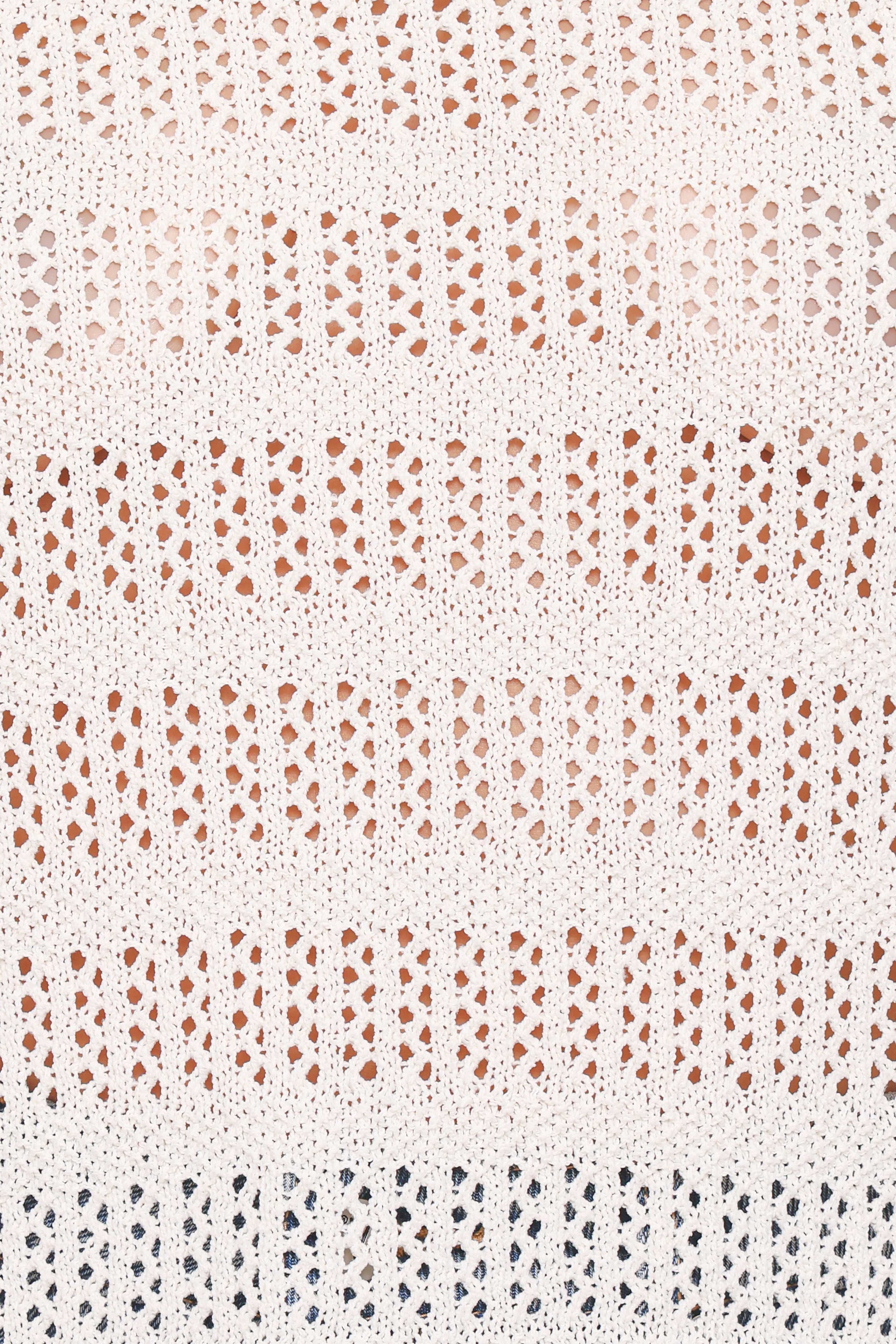 Flavia Open Stitch Sweater - Cream