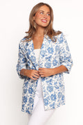 Billie Blazer - White/Blue