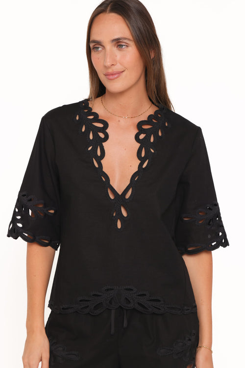 Brydie Short Set - Black