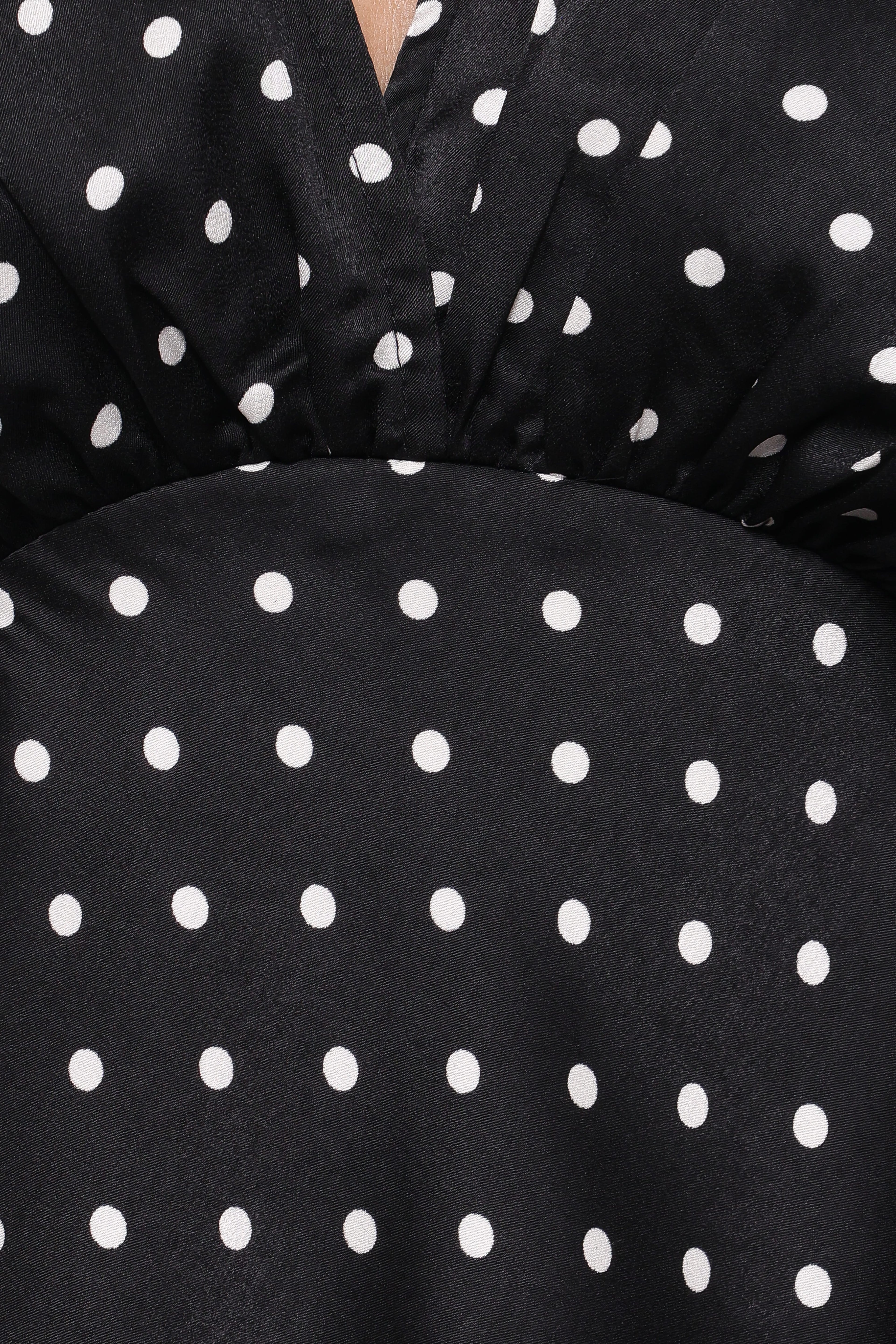 Ailbhe Top - Black Polka Dot