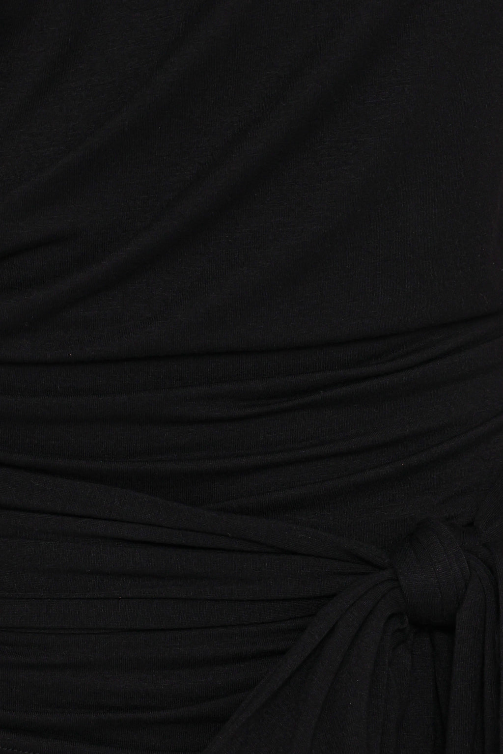 Clarke Off The Shoulder Tie Top - Black