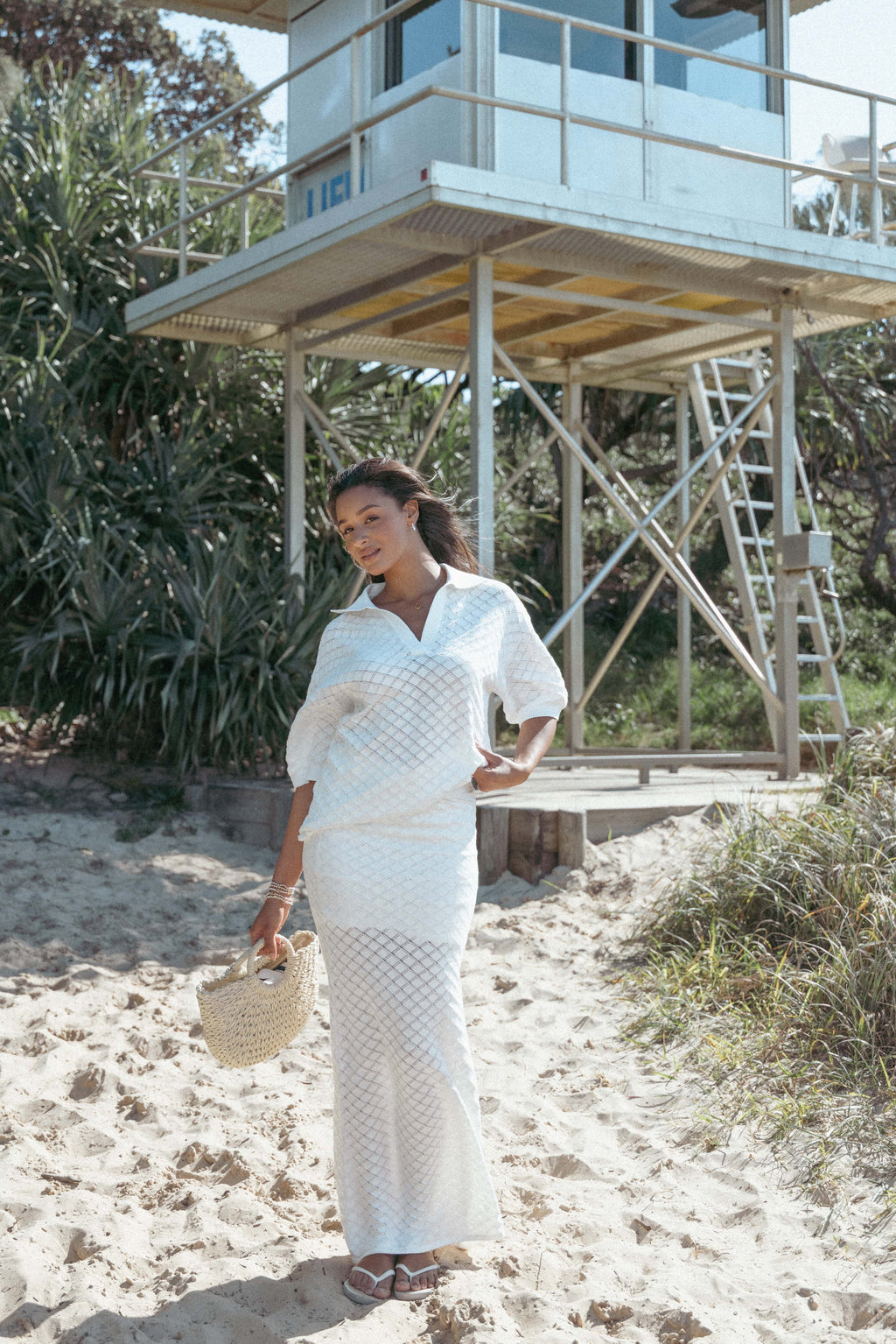 Meera Top - White