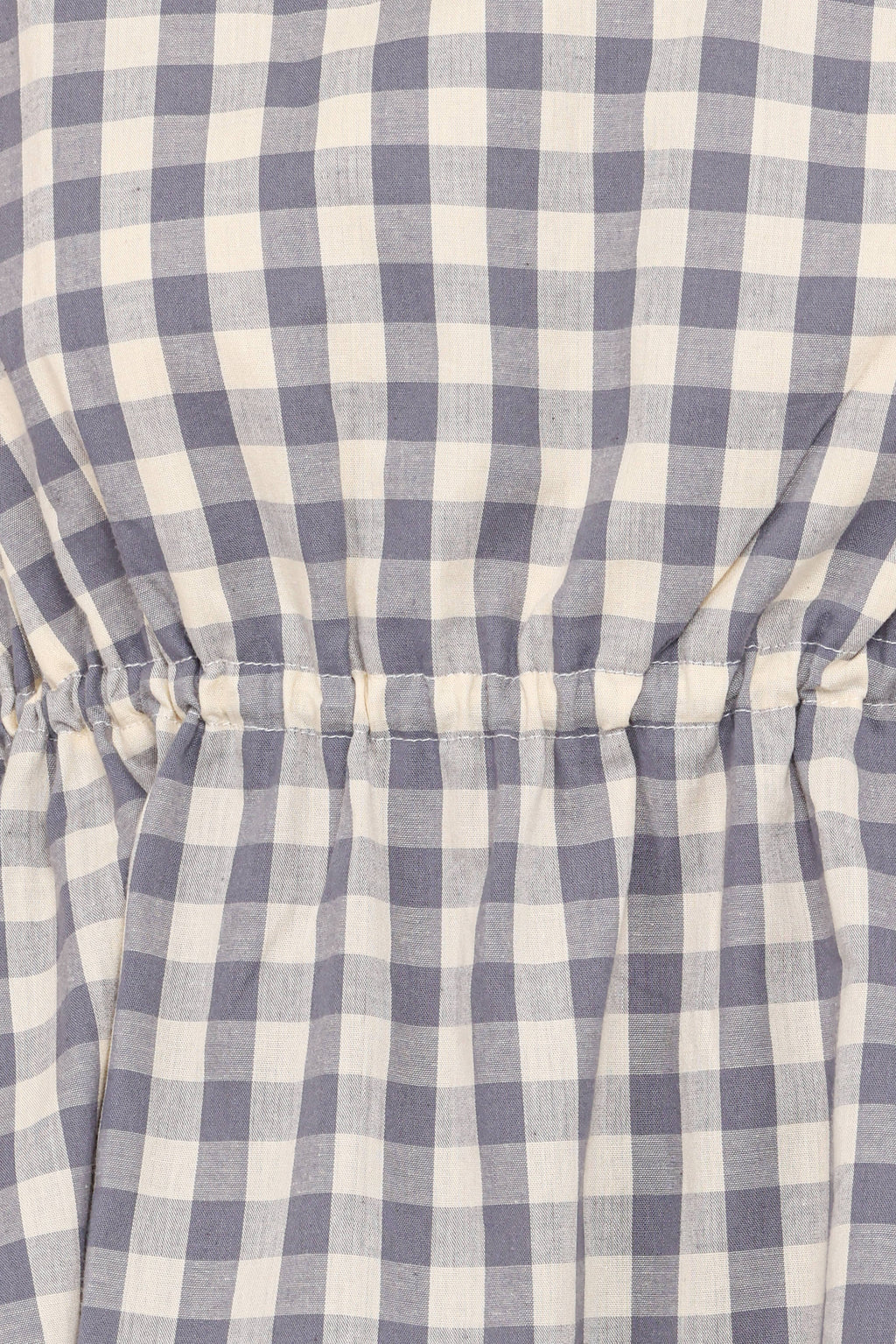 Rory Top - Slate Blue Gingham