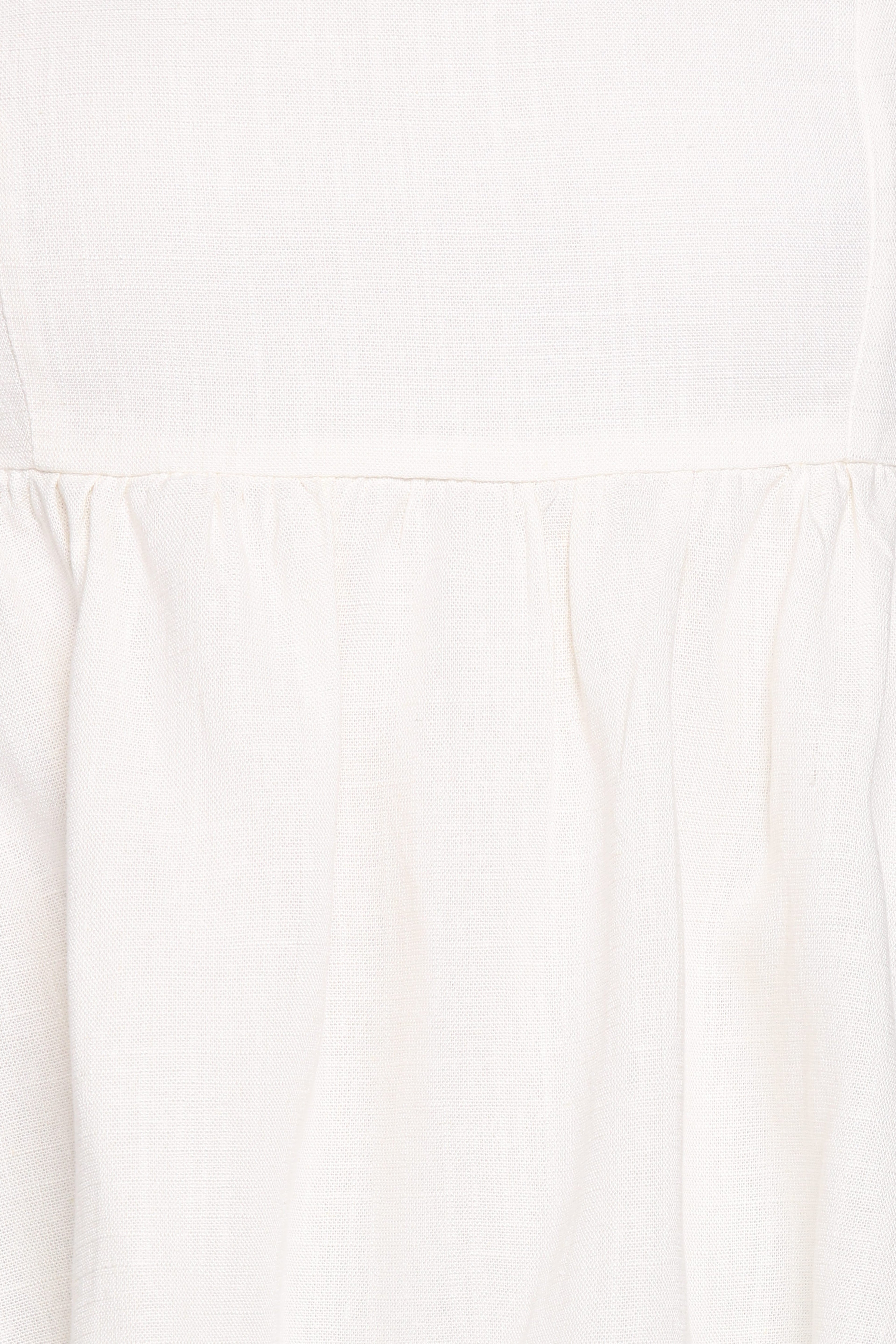 Zephyra Baby Doll Top - White