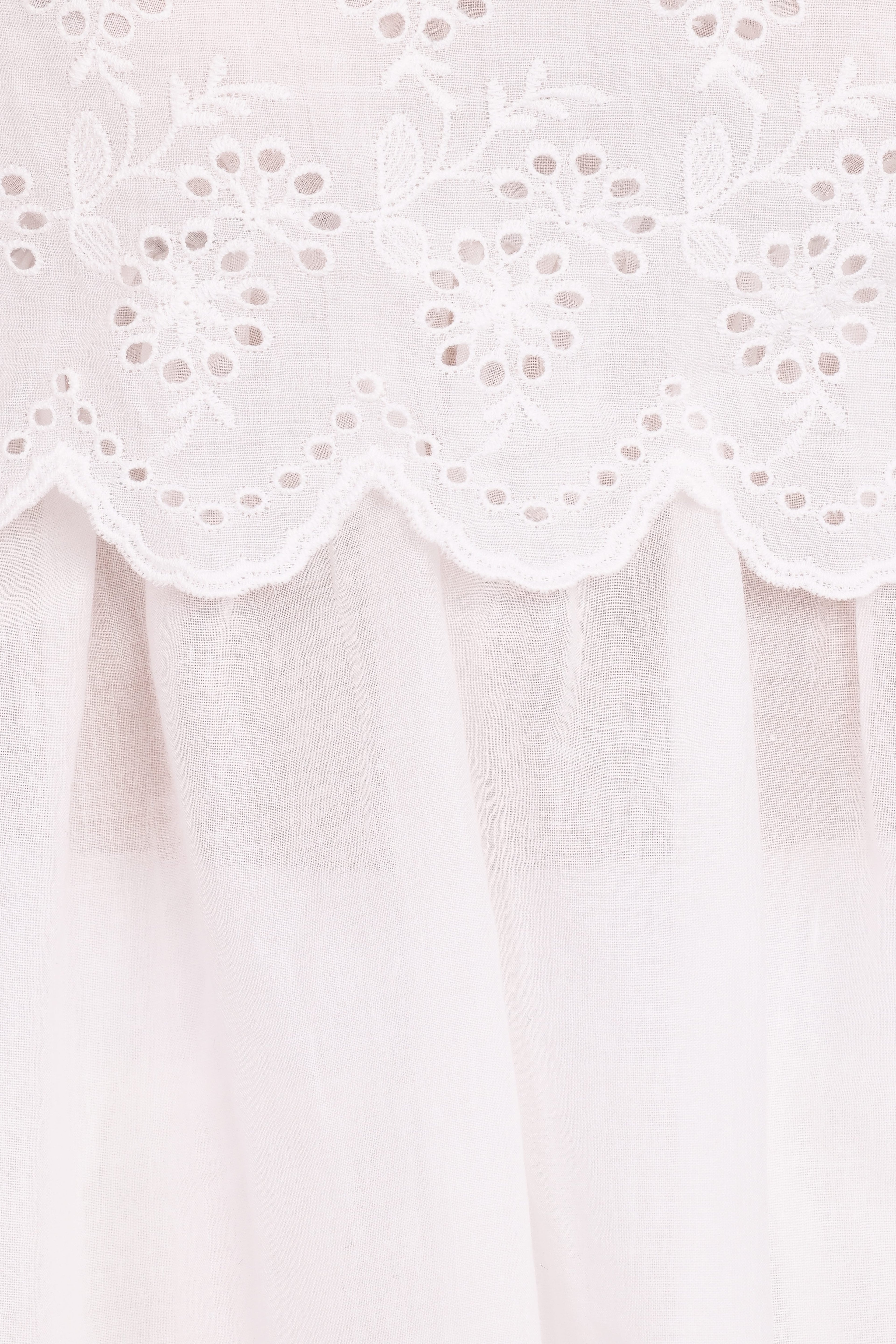 Zera Eyelet Top - White