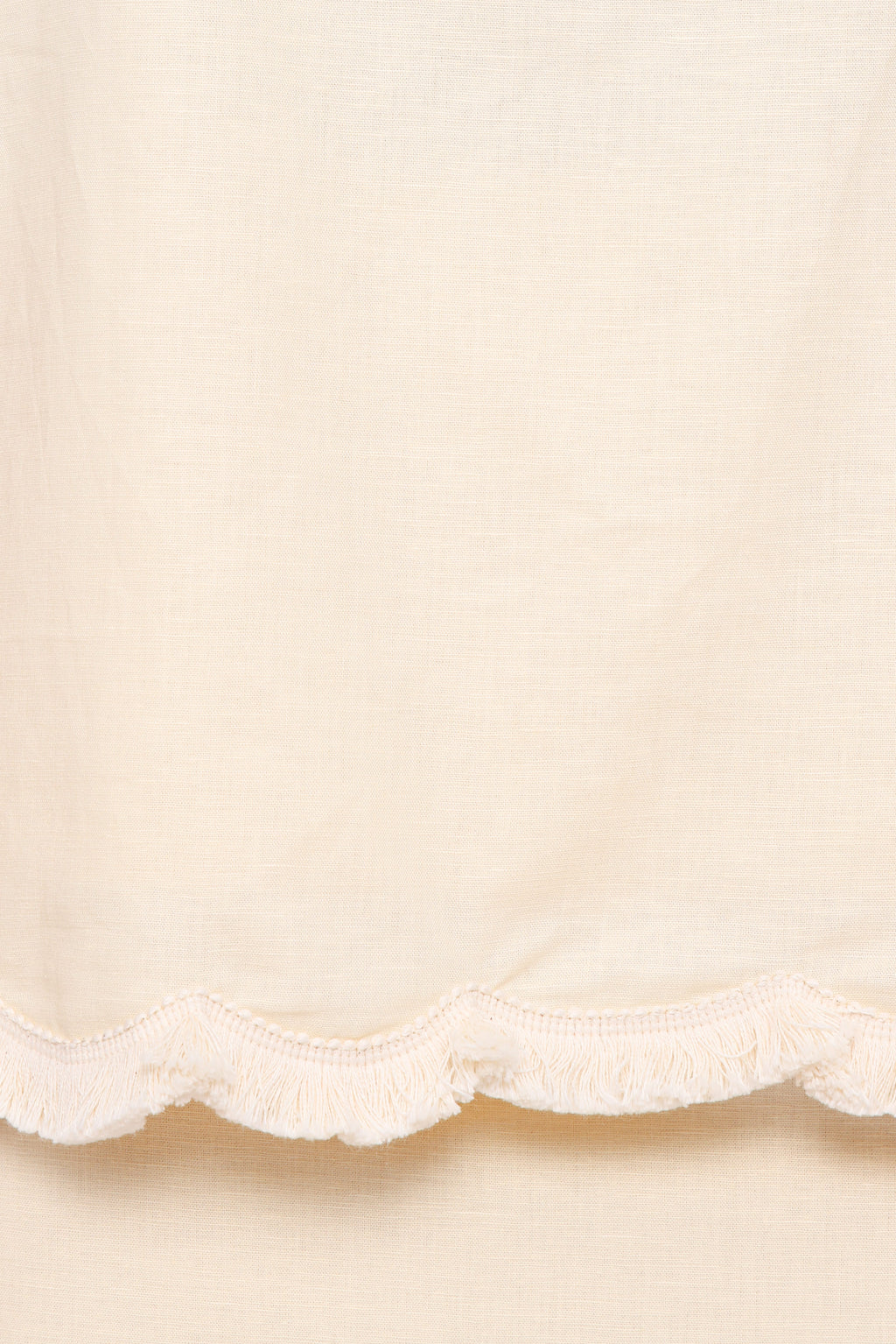Venate Scallop Skirt Set - Yellow