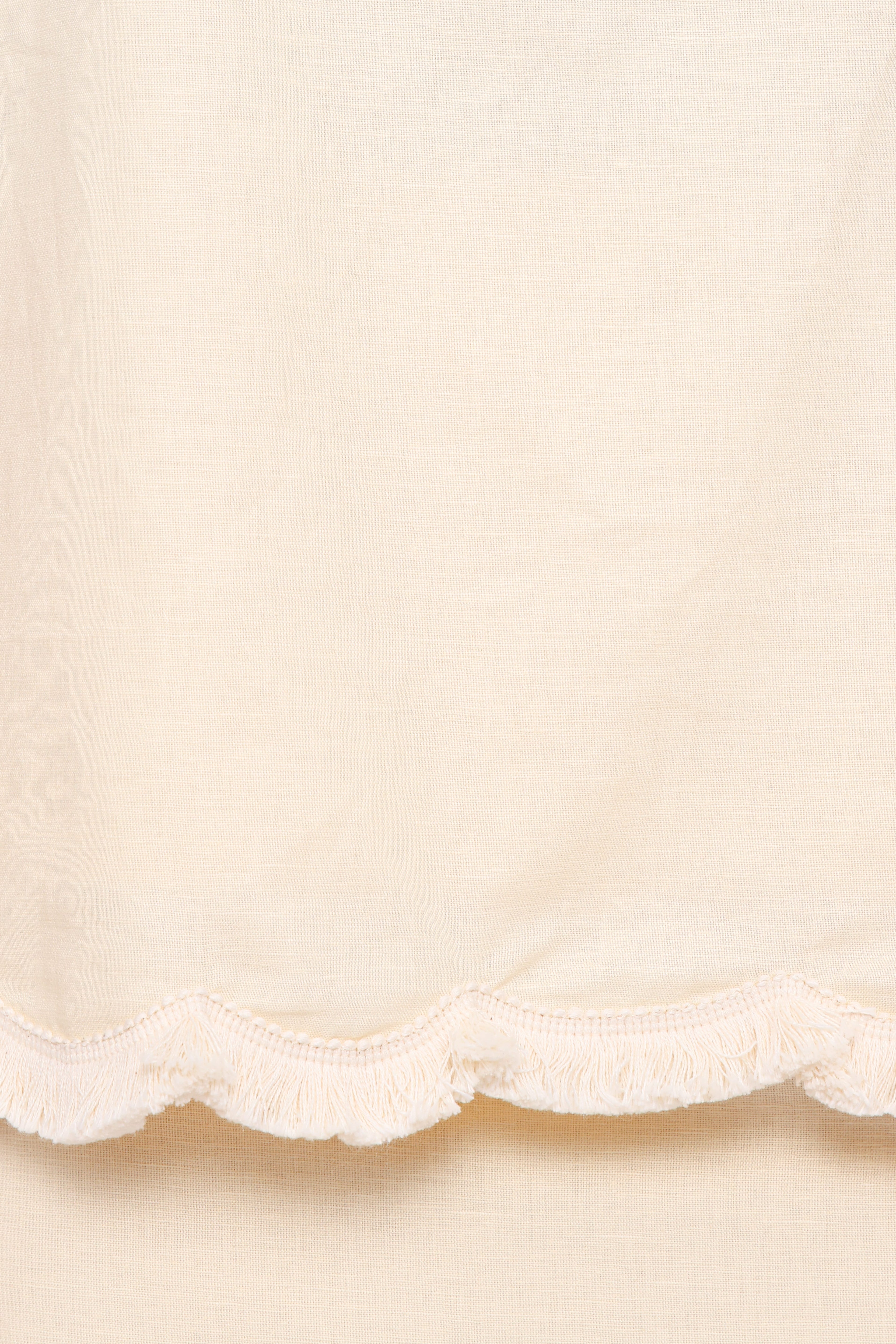 Venate Scallop Skirt Set - Yellow