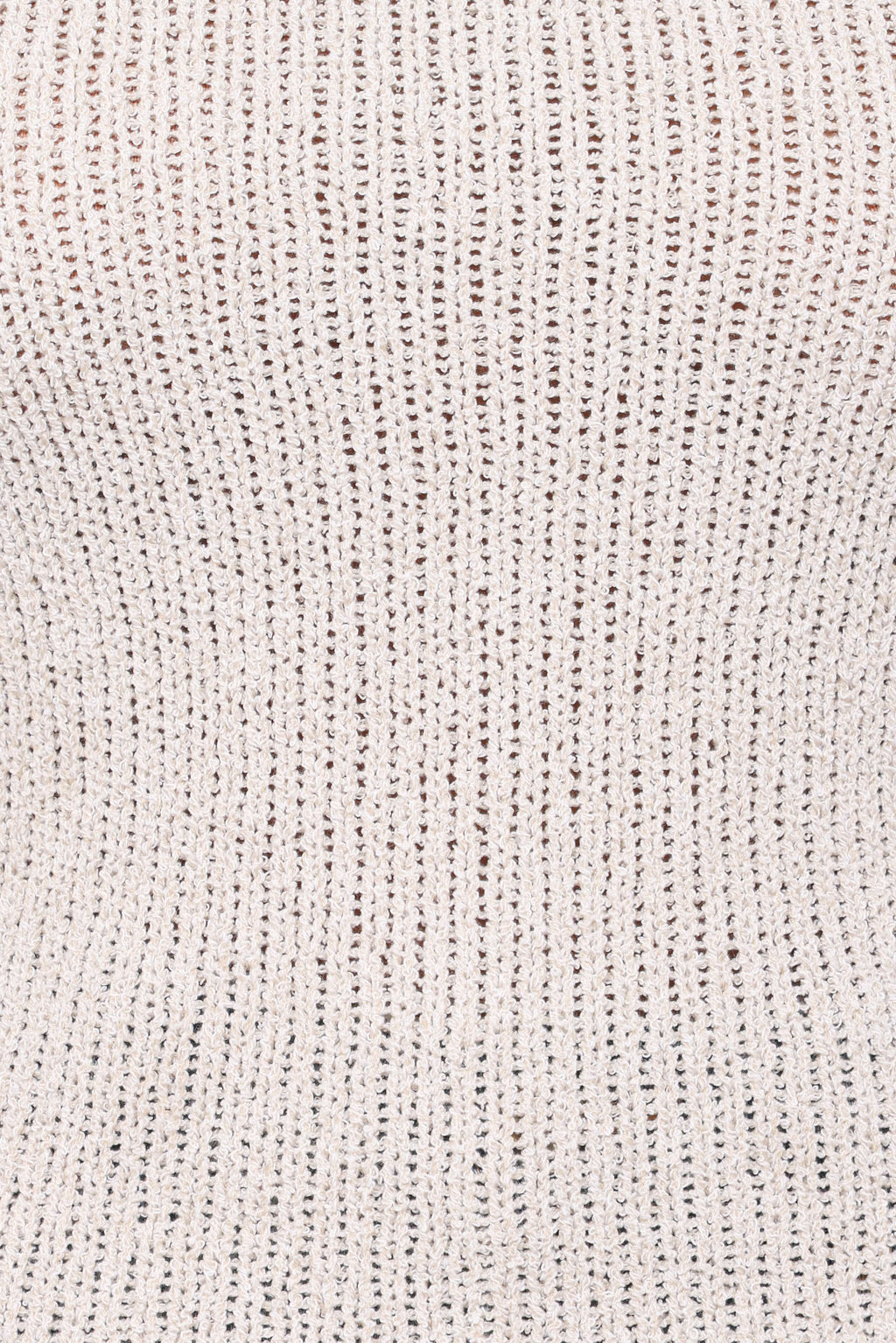 Jutta One Shoulder Knit Top - Beige