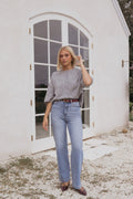 Lilith Knit Top - Grey